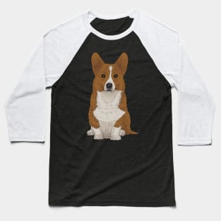 Pembroke Welsh Corgi Dog Baseball T-Shirt